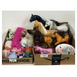 Toy Horses And Troll Dolls