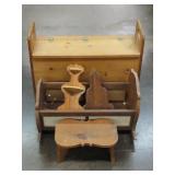 Wooden Furniture And Storage Bench