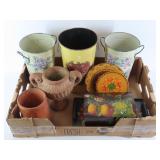 Decorative Planters And Trays