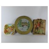 Painted Decorative Wall Plaques
