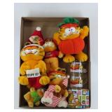 Garfield Plush And Glassware