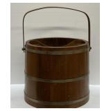 Wooden Barrel magazine holder
