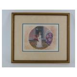 P Buckley Moss Child And Bear Print