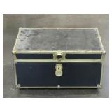 Metal Trim Storage Trunk