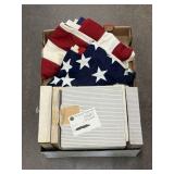 Patriotic Textile & Collector Plates