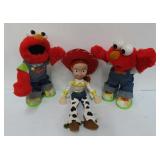 Disney and Elmo Plush Toys