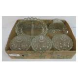 Pressed Glass Serving Dishes
