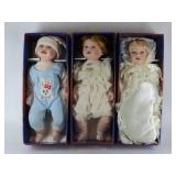 Boxed Porcelain Baby Dolls