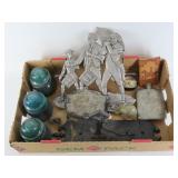 Decorative Metal And Glass Items
