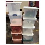 Selection Of Storage Totes