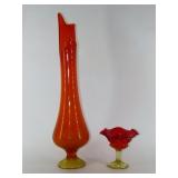 Selection Of Amberina Glass