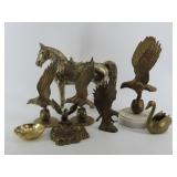 Metal Animal Figurines And Decor