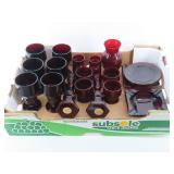 Ruby Glass Tableware