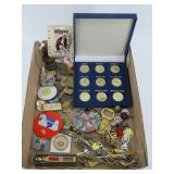 Souvenir Pins And Medallions