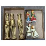Nativity And Caroler Figures