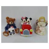 Oreo, Disney And Angel Cookie Jars