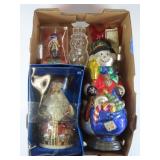 Santa And Snowman Decorations