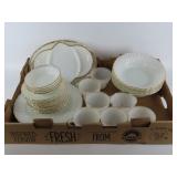 Anchor Hocking Milk Glass Dinnerware
