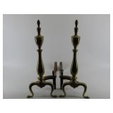 Brass Fireplace Andirons