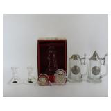 Crystal Clocks and Glass Steins