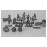 Selection Of Metal Soldier Figures