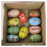 Painted Wooden Eggs