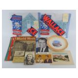 Political Ephemera And Capitol Plate