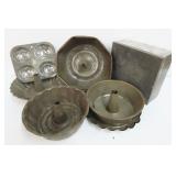 Vintage Metal Baking Molds