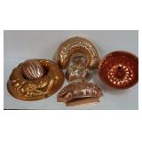 Copper Tone Baking Molds