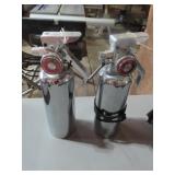 Chrome Fire Extinguishers