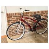 Red Street Cruiser Bicycle