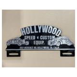 Hollywood Speed Custom Sign