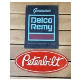 Peterbilt And Delco Remy Signs