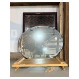 Decorative Serving Tray and Wall Mirrors