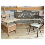 Garden Bench and Chairs