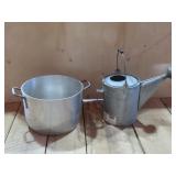 Stock Pot And Watering Can