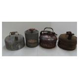 Vintage Metal Fuel Cans