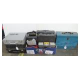Tool Cases and Wooden Chest