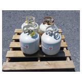 4 Propane Tanks