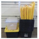 Storage Totes and Lids