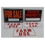 Metal Property and Farm Signs