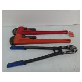 Kobalt Bolt Cutters and Pipe Wrenches