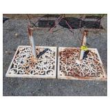 Cast Metal Umbrella Bases