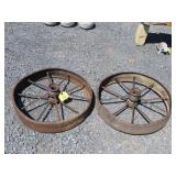Antique Wagon Wheels