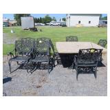 Cast Aluminum Patio Set