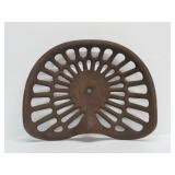 Cast Iron Implement Seat