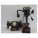Drill Press and Bench Grinder