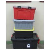 Husky and Sterilite Storage Totes