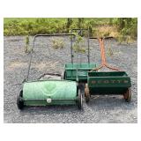 Scotts Lawn Spreaders and Sweeper
