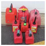Selection of Gas Cans